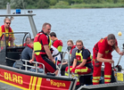 Hochwasser und Einsätze an Land und auf dem Wasser